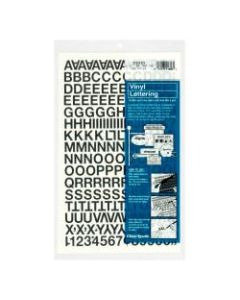 Chartpak Pickett Vinyl Letters and Numbers, 1/2in, Black