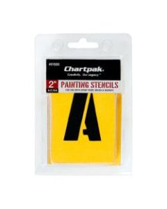 Chartpak Pickett Painting Stencils, Numbers/Letters, 2in