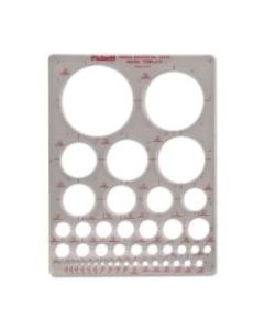 Chartpak Riser Circle Master Template - Circle - 10in x 7in x 0.3in - Gray