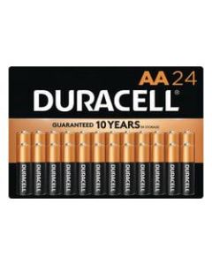 Duracell Coppertop AA Alkaline Batteries, Pack Of 24