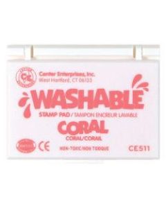 Ready 2 Learn Washable Stamp Pad, Coral, Pack Of 6