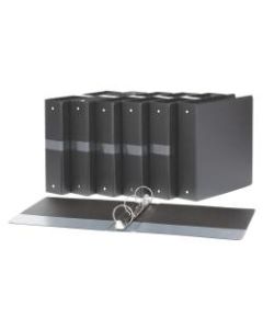 Just Basics Economy Reference Binders, 2in Rings, Black, Set Of 12 Binders