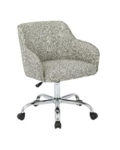 Office Star Avenue Six Bristol Task Chair, Mesh, Veranda Pewter/Silver