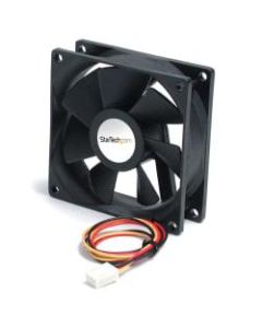 StarTech.com Computer case fan - Ball bearing - TX3 connector - 60x20mm - Add additional chassis cooling with a 60mm ball bearing fan - pc fan - computer case fan - 60mm fan - tx3 fan - 3 pin case fan