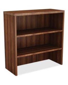 Lorell Chateau Series Stack-On Bookcase, Walnut
