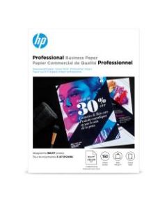 HP Professional Business Paper for Inkjet and Laser Printers, Glossy, Letter Size (8 1/2in x 11in), Heavyweight 48 Lb, Pack Of 150 Sheets (Q1987A)