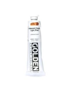 Golden Acrylic Paint, Fine, 2 Oz, Iridescent Copper Light