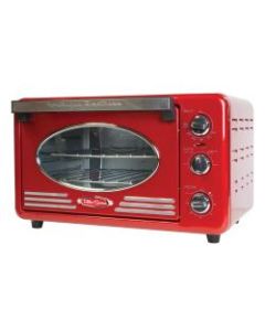 Nostalgia Electrics Retro 12-Slice Convection Toaster Oven, Retro Red