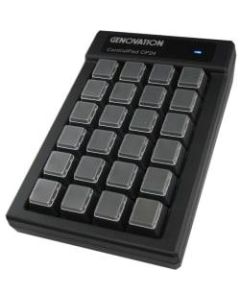 Genovation Mechanical Switch Controlpad 24Key Usb Hid 6Ft Cable - Cable Connectivity - USB Interface - 24 Key - Mechanical Keyswitch - Black