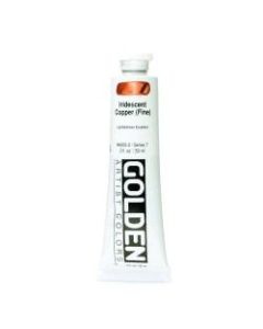 Golden Acrylic Paint, Fine, 2 Oz, Iridescent Copper