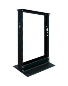 Tripp Lite 13U 2-Post Open Frame Rack Server Cabinet Threaded Holes - 13U Rack Height x 19in Rack Width x 48in Rack Depth - Black - 800 lb Static/Stationary Weight Capacity