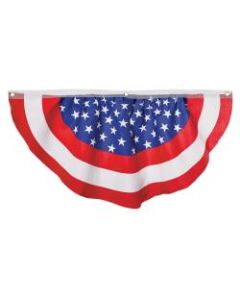 Amscan Patriotic Stars And Stripes Bunting, 72in x 36in, Multicolor