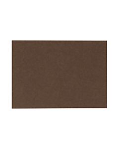 LUX Flat Cards, A7, 5 1/8in x 7in, Chocolate Brown, Pack Of 500