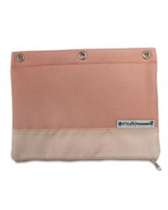 U Style 3-Ring Pencil Pouch With Microban Antimicrobial Protection, 7 1/2in x 9 3/4in, Pink