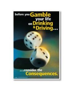 ComplyRight Substance Abuse Poster, Drinking & Driving, English, 15in x 22in