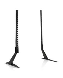 Mount-It MI-848 Tabletop TV Stand For 32 - 60in TVs, 27-12inH x 1-7/16inW x 4-1/8inD, Black