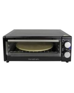 Nostalgia Electrics HomeCraft Convection Pizza Oven With Glass Door And Pizza Stone