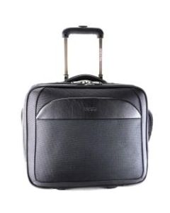 Kenneth Cole Reaction Pro-Series Wheeled Business Case With 15.6in Laptop Pocket, Black