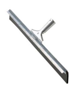 Ettore Straight Steel Floor Squeegee - Rubber Blade - Durable, Sturdy, Changeable Blade, Rust Proof, Long Lasting - Steel Gray