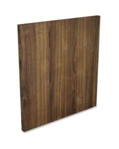 Lorell Essentials Series Hutch Door, For 36inW Wall Mount Open Hutch, Walnut