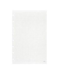 TUL Discbound Refill Pages, Junior Size, Graph Ruled, 300 Sheets, White