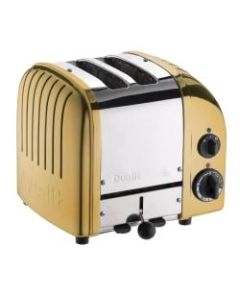 Dualit NewGen Extra-Wide-Slot Toaster, 2-Slice, Brass