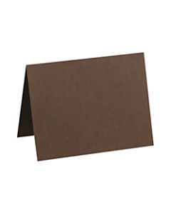 LUX Folded Cards, A2, 4 1/4in x 5 1/2in, Chocolate Brown, Pack Of 500