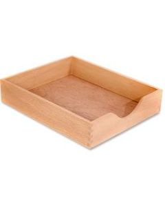 Carver Wood Oak Finish Desk Trays - Desktop - Oak - Oak - 1Each