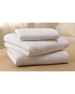 Soft-Fit Knitted Sheet Sets, Twin, White, Case Of 6 Sets