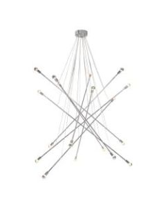 Zuo Modern Belief Ceiling Lamp, 59inW, Chrome