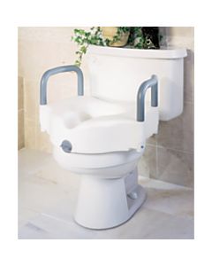 Guardian Signature Locking Raised Toilet Seat, White