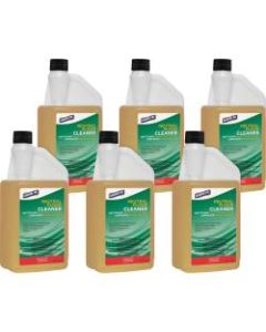 Genuine Joe Neutral Floor Cleaner - Concentrate Liquid - 32 fl oz (1 quart) - 6 / Carton - Yellow