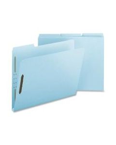 Nature Saver Pressboard Fastener Folders, Letter Size, 75% Recycled, Light Blue, Box Of 25