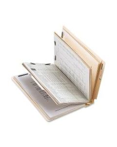 Sparco End-Tab Classification Folders, Letter Size, 2 Dividers, Manila, Box Of 10