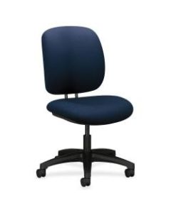HON ComforTask 5900 Series Armless Task Chair, Navy/Black