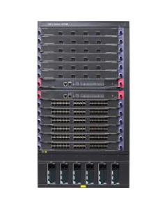 HPE 10512 Switch Chassis - Manageable - 2 Layer Supported - Power Supply - Twisted Pair - 18U High - Rack-mountable, Desktop