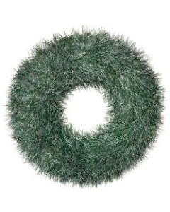Amscan Christmas 10in Tinsel Pine Tree Decorations, Green, Pack Of 2 Decorations