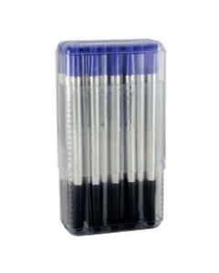 Monteverde Rollerball Refills For Parker Rollerball Pens, Fine Point, 0.5 mm, Blue/Black, Pack Of 35 Refills