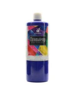 Chroma ChromaTemp Artists Tempera Paint, 32 Oz, Ultra Blue