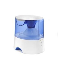 Crane Warm Mist Humidifier, 0.5 Gallons, 6 3/4in x 6 3/4in x 10 1/2in, Blue/White