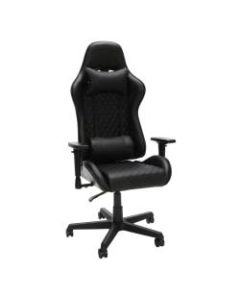 Respawn 100 Racing Style Bonded Leather High-Back Gaming Chair, Black