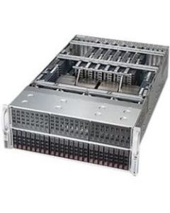 Supermicro SuperServer 4048B-TRFT Barebone System - 4U Rack-mountable - Socket R LGA-2011 - 4 x Processor Support - Intel C602J Chipset - 6 TB DDR3 SDRAM DDR3-1600/PC3-12800 Maximum RAM Support - 96 Total Memory Slots