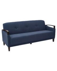 Ave Six Main Street Sofa, Indigo/Dark Espresso