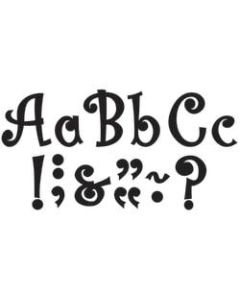 Teacher Created Resources Bling Letters With Jewels, 5in, Black, Pack Of 395