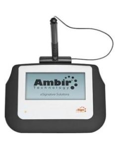 Ambir nSign SP110-RS2 Signature Pad - Backlit LCDUSB, Serial - 4in x 2in Active Area LCD - Backlight - 320 x 160