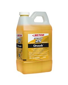 Betco Symplicity Citrusuds Concentrated Pot & Pan Detergent, Citrus Floral Scent, 67.6 Oz Bottle, Case Of 4