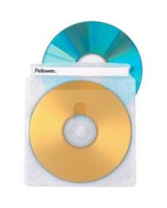 Fellowes Double-Sided CD Sleeves, Pack Of 25