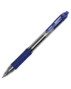 SKILCRAFT Zebra Gel-Ink Retractable Rollerball Pens, 0.7 mm, Medium Point, Blue Barrel, Blue Ink, Pack Of 12 (AbilityOne 7520-01-647-3136)