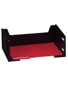 Eldon High-Capacity Stackable Desk Tray, Side Load, Letter, Black