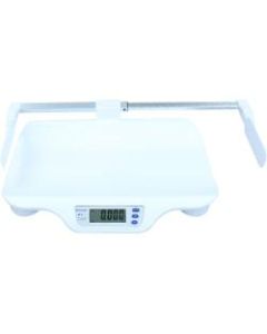 Brecknell MS-16 Digital Pediatric Scale With Height Gauge, 44-Lb Capacity